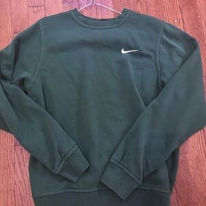 Nike Men's Olive Crewneck Sweater